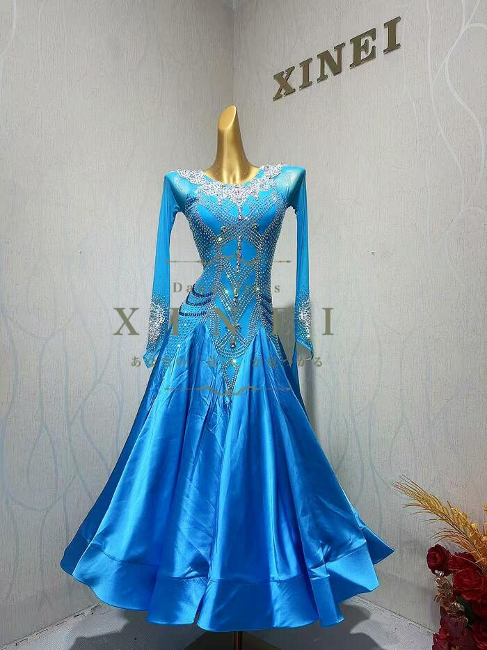 楽天市場】【すぐ届く！】社交ダンスドレス ダンス衣装 発表会