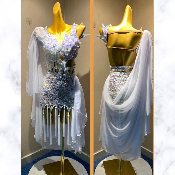 楽天市場】【受注生産・セミオーダー】社交ダンス ドレス ダンスドレス