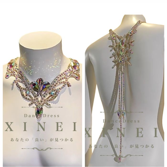 楽天市場】社交ダンス チョーカー アクセサリー 競技 デモ トライアル