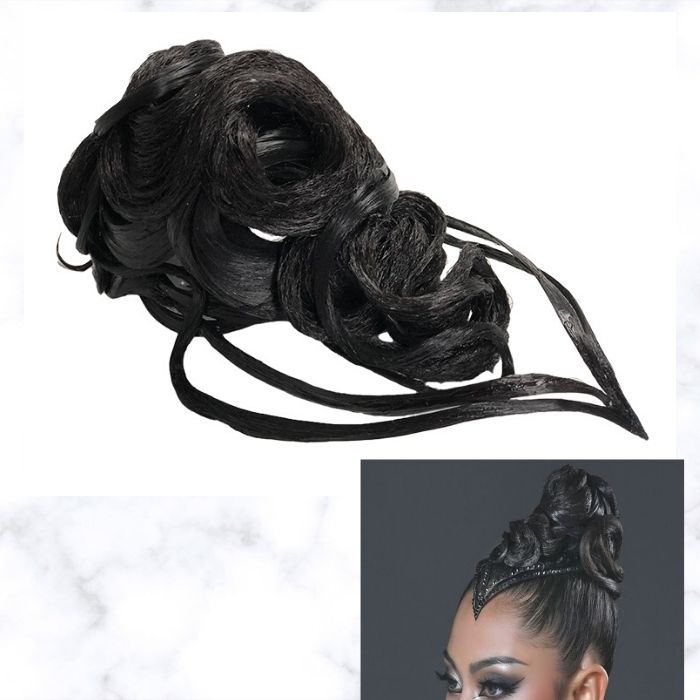 社交ダンス ヘアアクセサリー 髪飾り 競技会 デモ パーティー ラテンドレス モダンドレス ヘアオーナメント H047|XINEIダンスドレス
