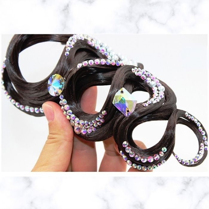 社交ダンス ヘアアクセサリー 髪飾り 競技会 デモ パーティー ラテンドレス モダンドレス ヘアオーナメント H059|XINEIダンスドレス