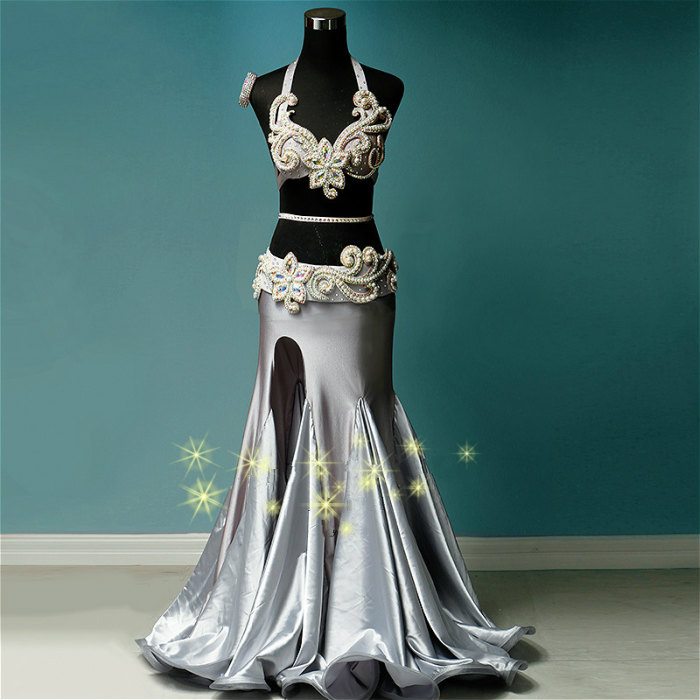 【新品未使用】 Mサイズ| ベリーダンス ｜オリエンタル| ホワイト|即入札歓迎 54-3.jpg