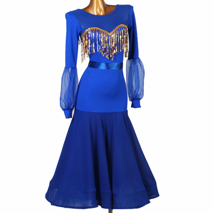 【社交ダンス】ラテンドレス ラテンドレス WL0186D ターコイズ S 社交ダンス タカダンス | LADIES