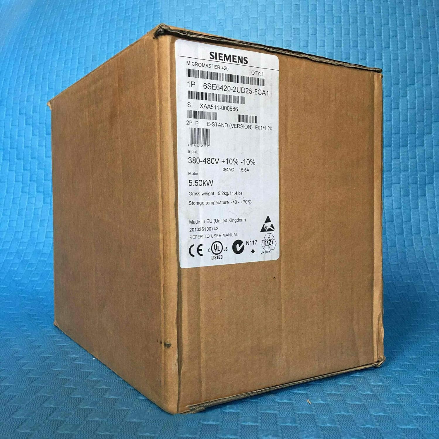 新品【 ★送料無料 】】SIEMENS/シーメンス 6SE6420-2UD25-5CA1 【６ヶ月保証】｜BWBJ店