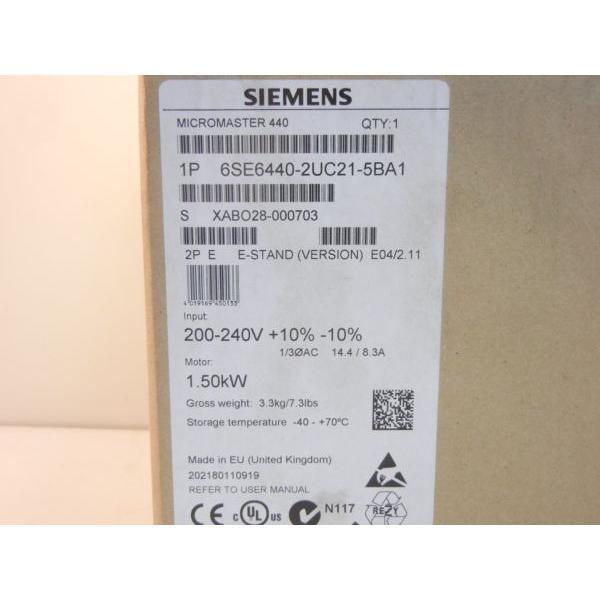 【新品 ★送料無料 】6SE6440-2UC21-5BA1 Siemens 6SE6 440-2UC21-5BA1 6SE64402UC215BA1 【６ヶ月保証】｜BWBJ店