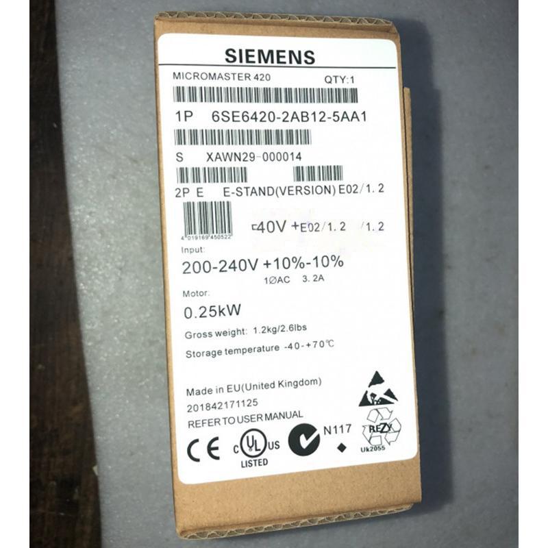 新品◆送料無料◆SIEMENS シーメンス インバータ 6SE6420-2AB12-5AA1 MM420 240V 0.25KW◆6ヶ月保証｜BWBJ店 70,400円