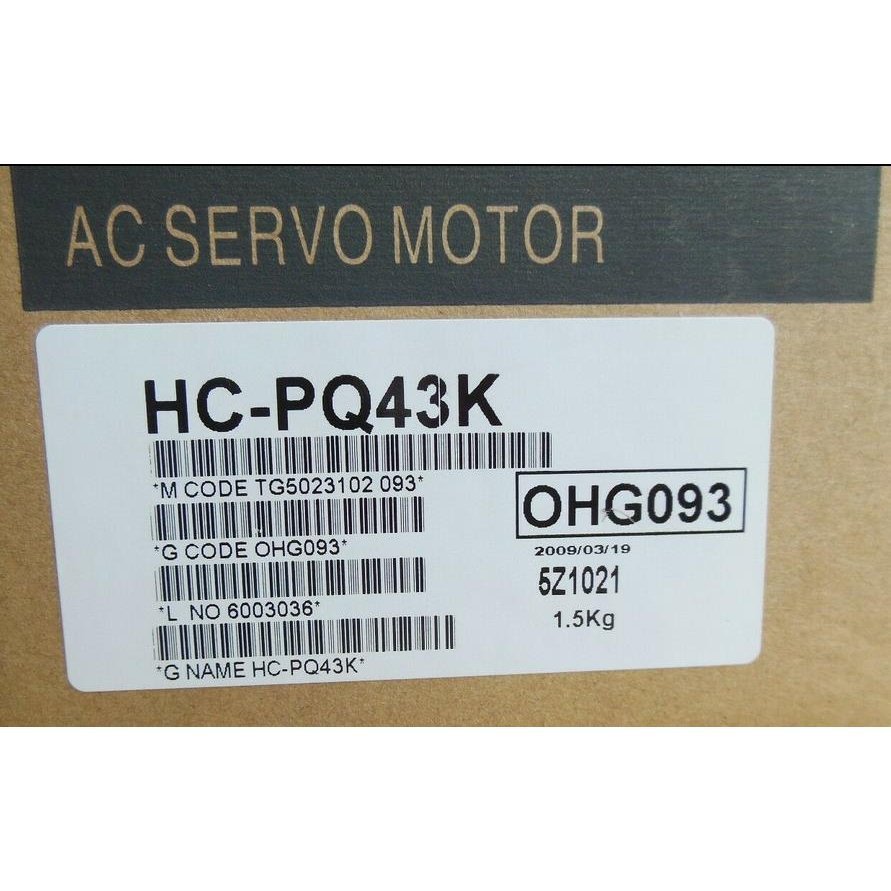 新品【 ★送料無料 】MITSUBISHI/三菱 HC-PQ43K サーボモーター【６ヶ月保証】｜BWBJ店