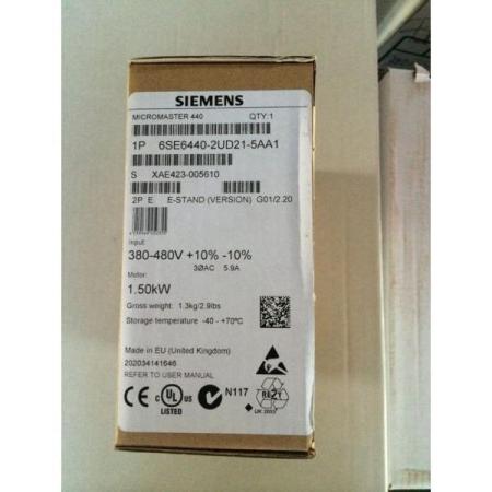 新品◆送料無料◆シーメンス(Siemens) 6SE6440-2UD21-5AA1 1.5KW インバータ MICROMASTER 440◆6ヶ月保証｜BWBJ店