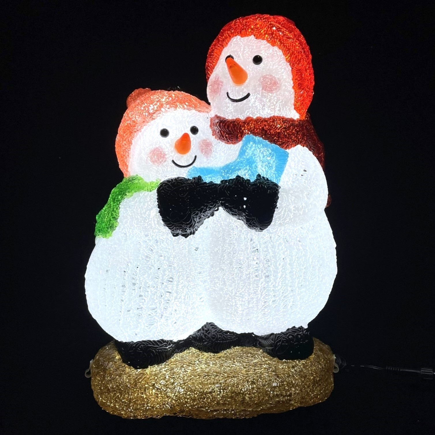 楽天市場】ポップアップスノーマンファミリー 4体セット 雪だるま 冬