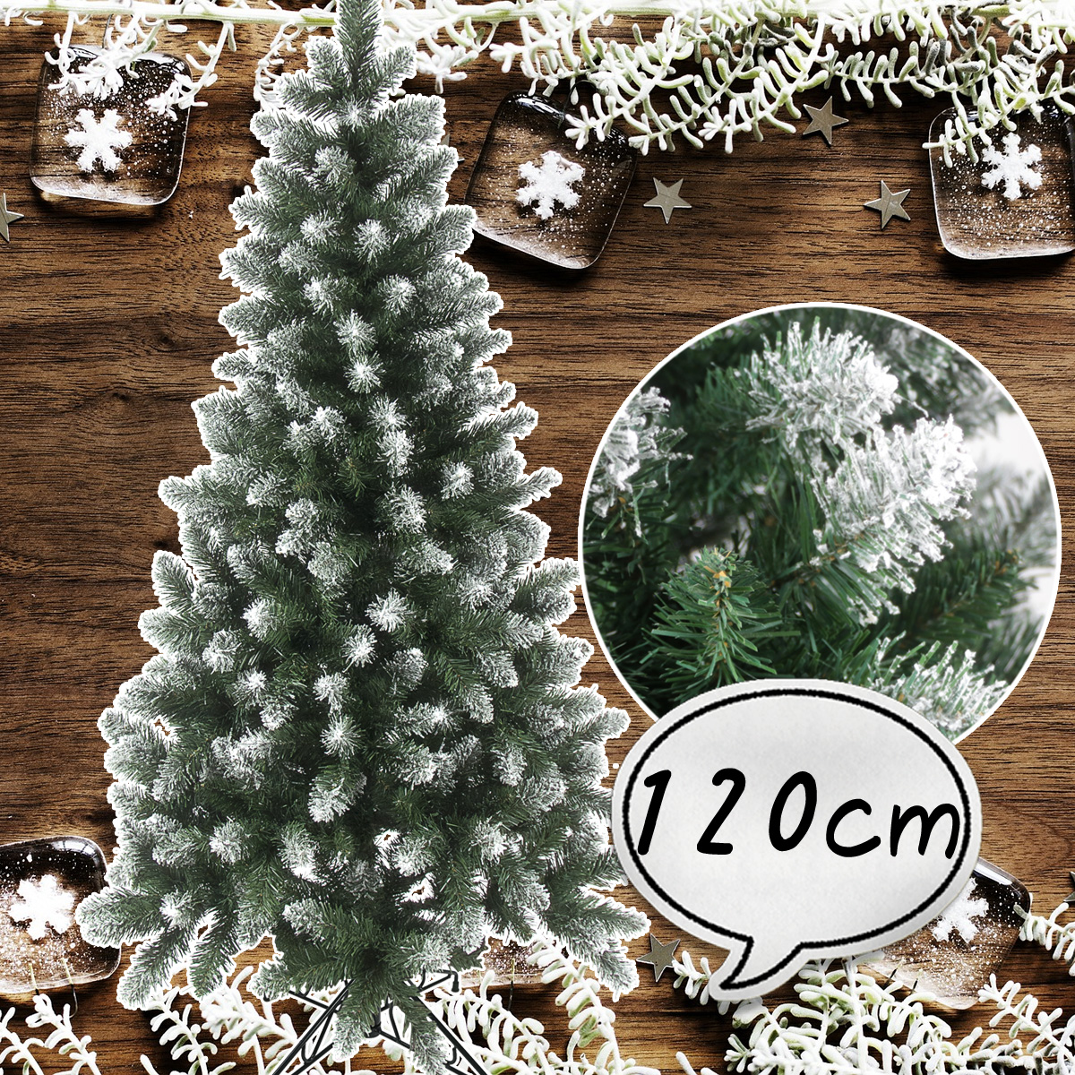楽天市場 クリスマスツリー 1cm 雪付き ポイント スノーツリー ツリーの木 北欧 おしゃれ クリスマス屋
