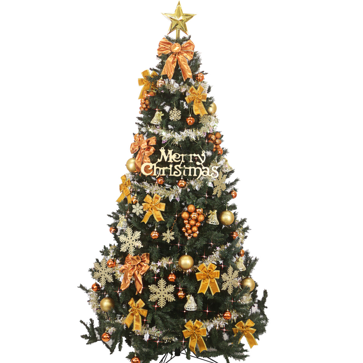 クリスマスツリー セット 3m 300cm Led 300cm コパー 3m Led ゴールド ツリーセット グランデ 大型 業務用 北欧 おしゃれ 2個口