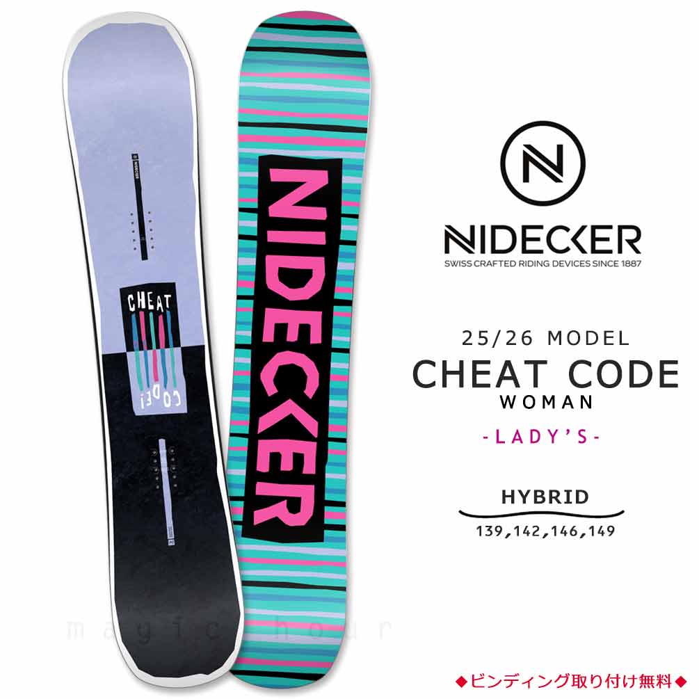 楽天市場】スノーボード 板 メンズ 単品 NIDECKER ナイデッカー 日本