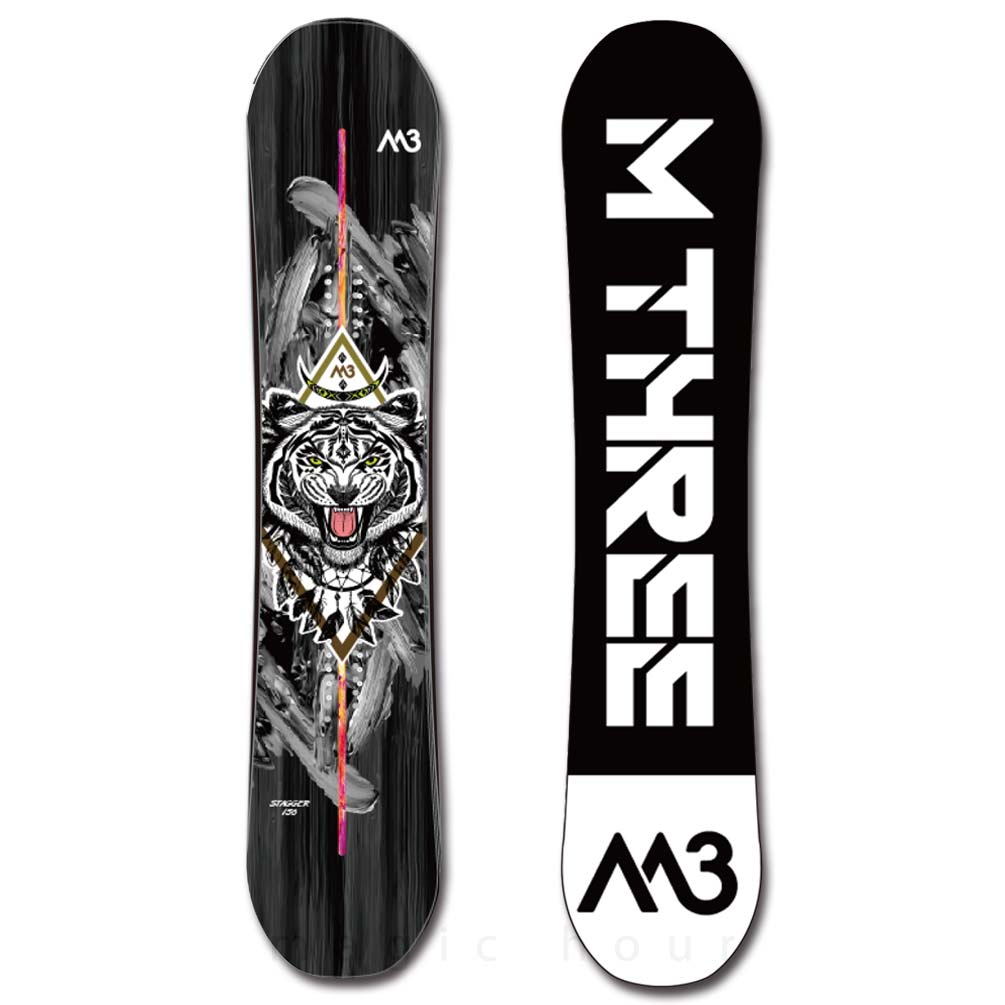 在庫限り スノーボード 板 メンズ 2点 セット 21 M3 ミレニアムスリー Stagger ダブルキャンバー Wロッカー ツインチップ グラトリ かっこいい お洒落 派手 残りわずか Secretoftheislands Com