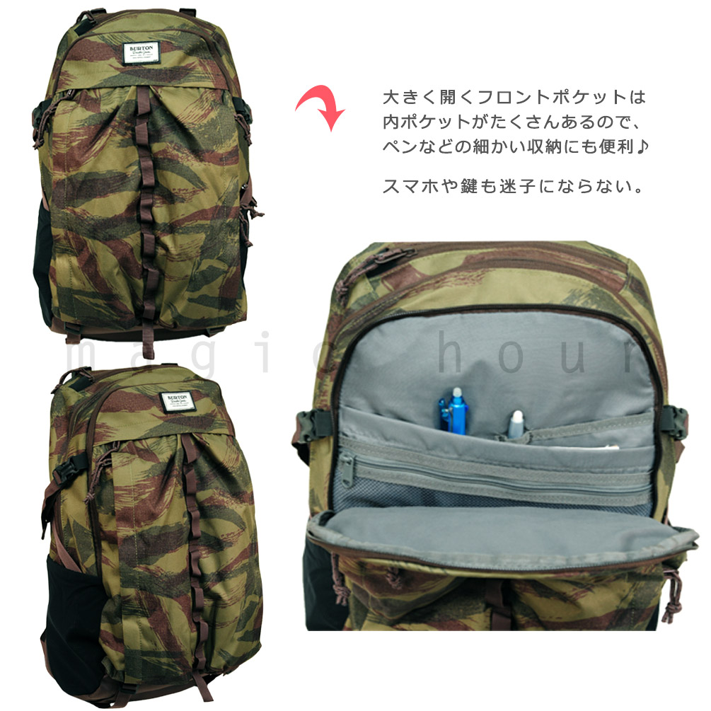 即日出荷 バートン Burton リュック バックパック Bravo Pack メンズ レディース リュックサック 迷彩 柄 バック 登山 アウトドア 大容量 旅行 Pc 収納 マジック アワー 新品即決 Neostudio Ge
