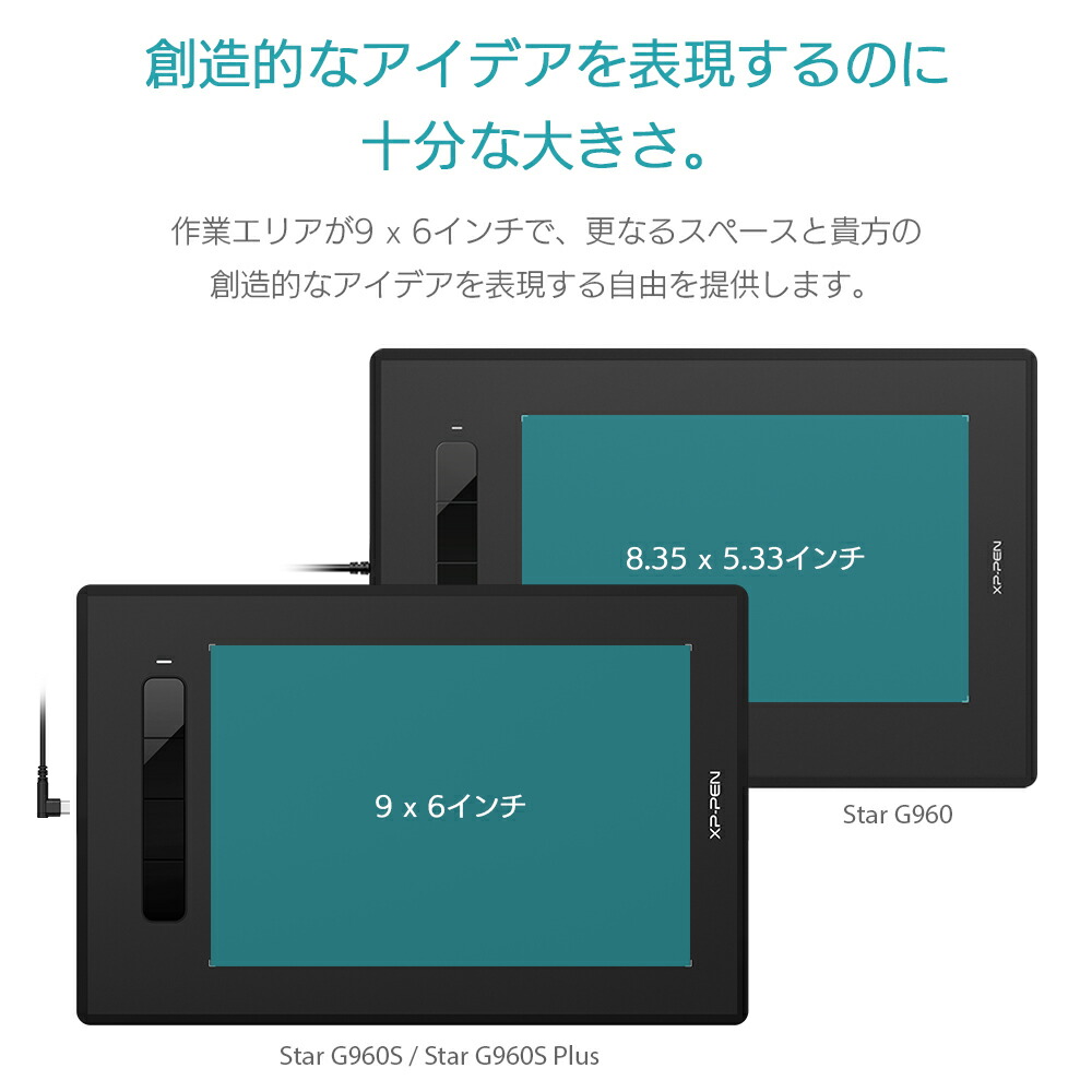 Windows専用ペイントソフトopencanvas無料ゲット Xp Pen ペンタブ Star G960s ペンタブレットandroid6 0以降デバイス対応 傾き検知機能付き バッテリー充電不要 9 X 6インチ 在宅勤務やオンラインレッスン使えるペンタブ Tbset Com