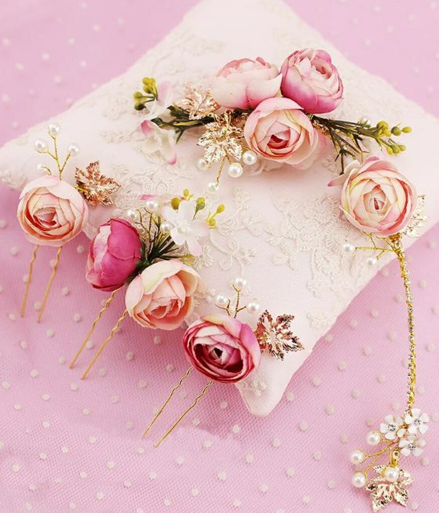 楽天市場 フラワー 髪飾り 花飾り パール ヘッドドレス ウェディング 結婚式 ブライダル ラプンツェル コーム ティアラ かんざし ヘアアクセサリー ヘアバンド 髪留め パーティー フォーマル Xpデザイン 楽天市場店
