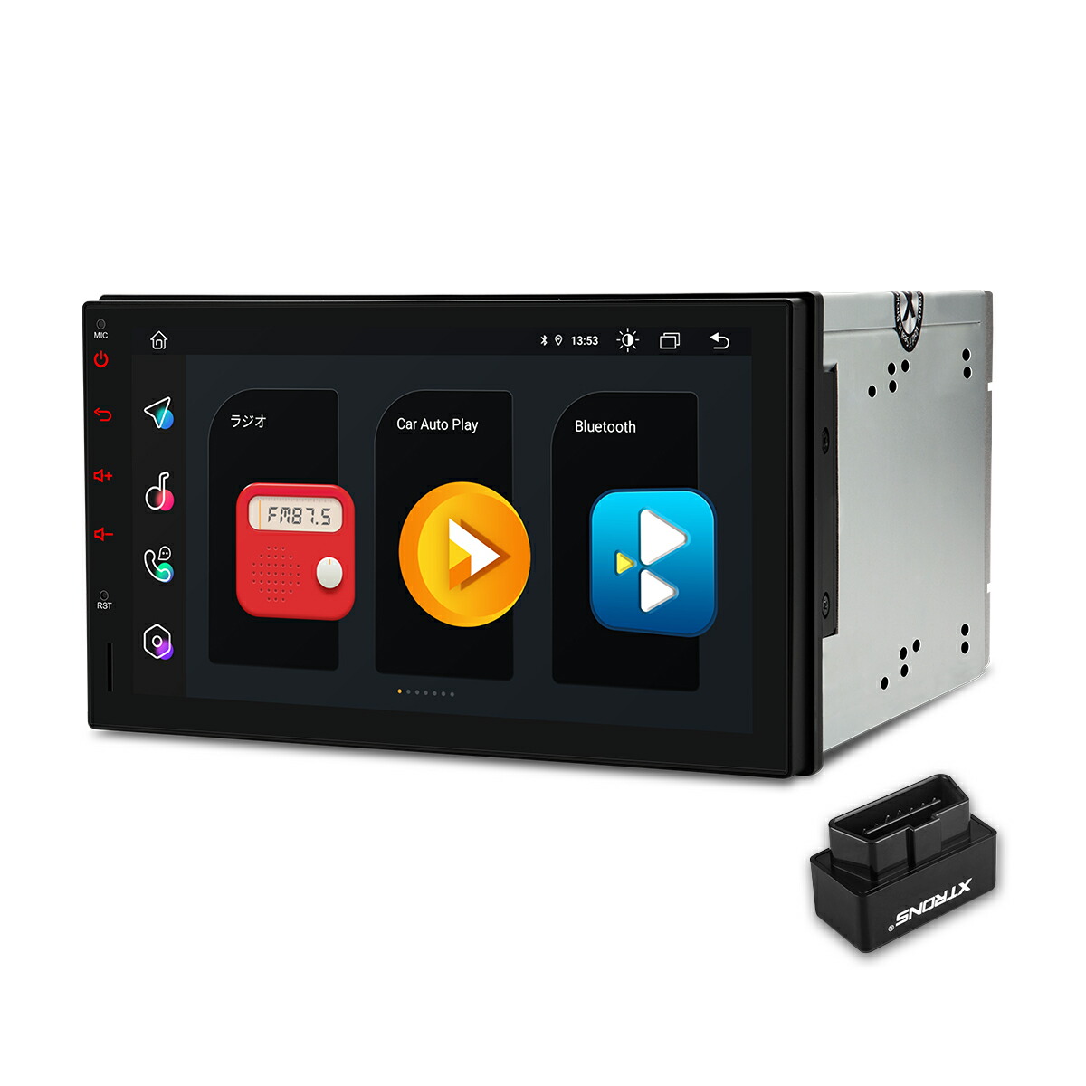 Obd2アダプタ付 Xtrons カーナビ 4g通信対応 2din 8コア Android10 0 車載pc 7インチ 4gb 64gb カーオーディオ Bluetooth Wifi マルチウインドウ Iphone対応 Android Auto対応 Dsp Tma701l Obd02 Bettrai Com