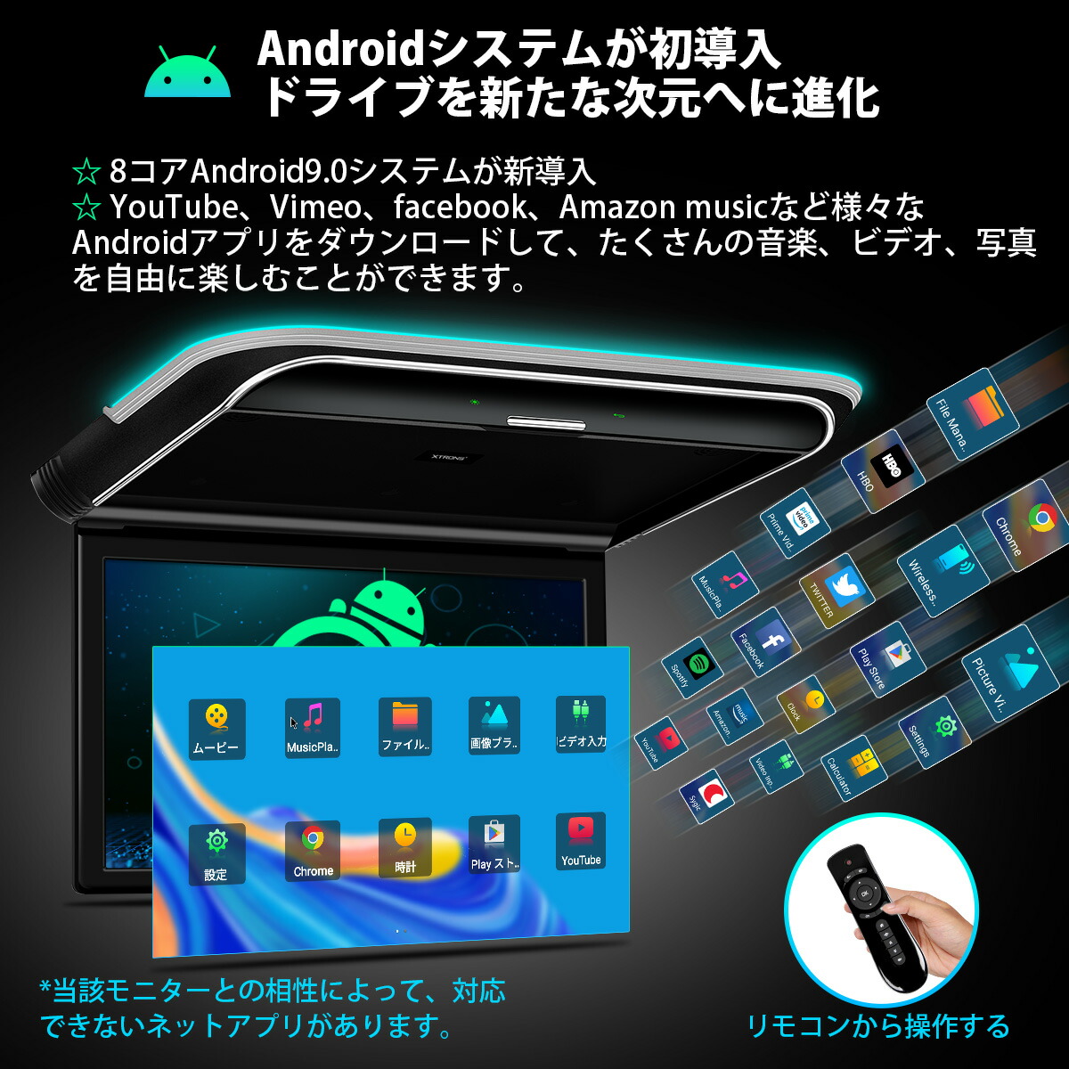 Sale 58 Off Xtrons Android フリップダウンモニター 車載モニター 11 6インチ Ips大画面 フルhd 19x1080高画質 超薄 Hdmi入力 8kビデオ スピーカー内蔵 外部入力 ドア連動 水平開閉170度 Usb Cm116a Whitesforracialequity Org