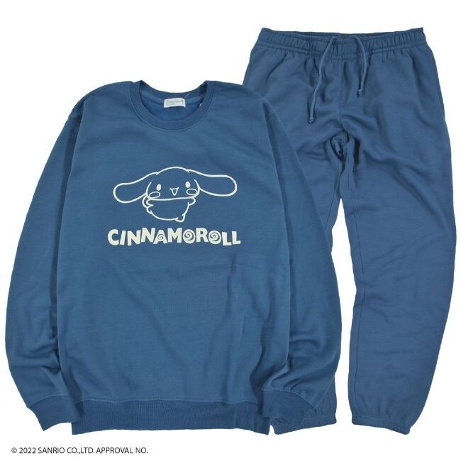 楽天市場】刺繍 ふわふわ シナモロール 上下 セット ルームウェア 部屋