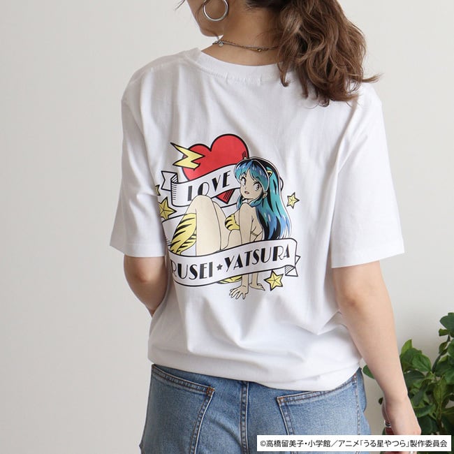 楽天市場】うる星やつら メンズ長袖Tシャツ 【前面プリント