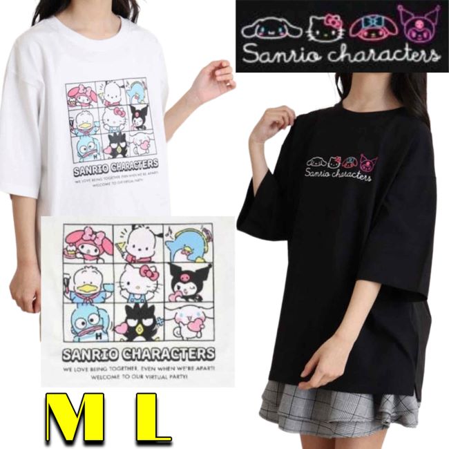 楽天市場】NEW 総柄 サンリオ BIG Tシャツ M L LL XL 2L