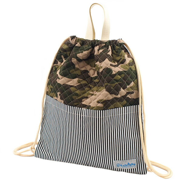 楽天市場】ナップサック ネイビードット×レッドストライプ 日本製