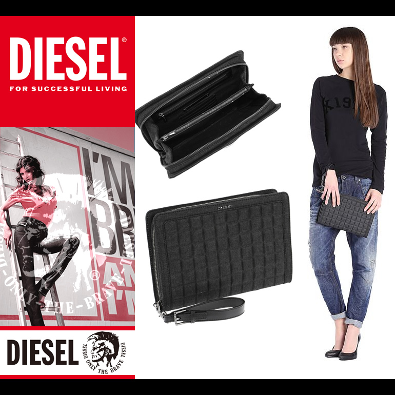 楽天市場 ディーゼル Diesel クラッチバッグ メンズ レディース セカンドバッグ ハンドバッグ B P0509 T8013 ブラック Xxstandard