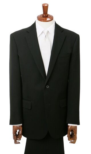 【洋服の青山】AB体 礼服 喪服 メンズ 春秋冬 スリーシーズン 黒無地 御幸毛織 シングル 2ボタン 背抜き センターベント アジャスター ワンタック 静電気防止 冠婚葬祭 結婚式 葬式 告別式 卒業式 式典 高級 セレモニー ブラックフォーマルスーツ ブラックスーツ 紳士服 男性