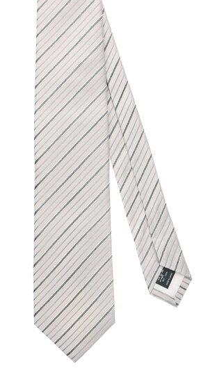 【洋服の青山】《最短当日発送》メンズ ネクタイ シルバー系 フォーマルタイ【慶事用】【日本製】