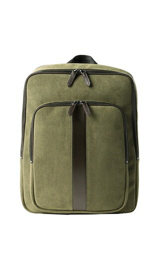 【洋服の青山】リュックサック バックパック 12～14L メンズ レディース おしゃれ 底鋲 抗菌 耐アルコール 防カビ 抗ウイルス 消臭 グリーン カーキ【TioTio PREMIUM】HILTON