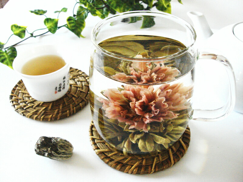紅茶　中国茶　ハーブティー　茉莉花茶 業務用 工芸茶/茉莉仙子（茉莉花と菊花と千日紅）50個入(1個入