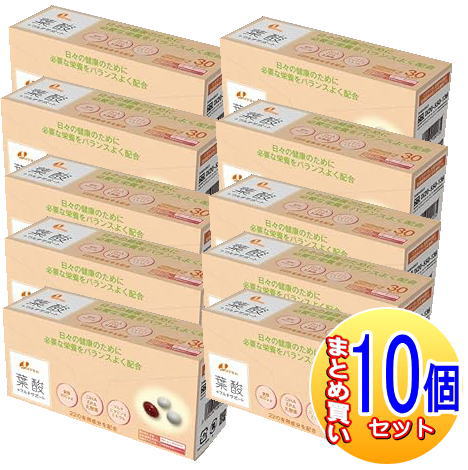 【10個セット】JAFFMAC 葉酸+マルチサポート 30袋入【小型宅配便/10set】|薬剤師常駐のくすりや