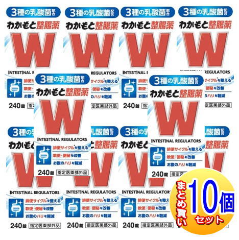 【10個セット】【医薬部外品】わかもと整腸薬　240錠【小型宅配便】