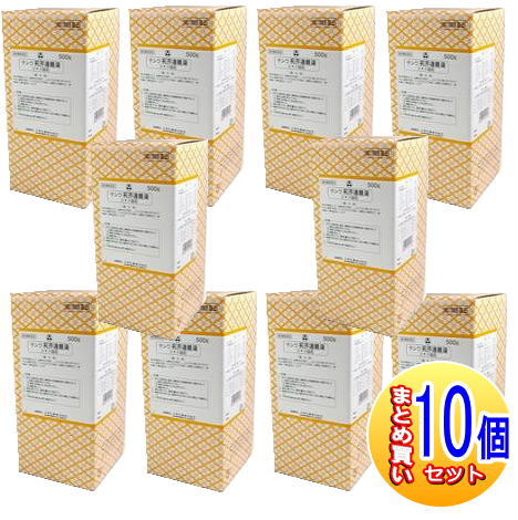 【10個セット】【第2類医薬品】三和生薬　サンワ荊芥連翹湯エキス細粒 500g 【小型宅配便】sa｜薬剤師常駐のくすりや