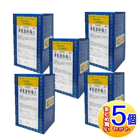 【5個書き割り】【第2類飲み薬】半夏厚朴湯A抽出エキス細粒「分包」三和生薬 90包【小型宅配便】