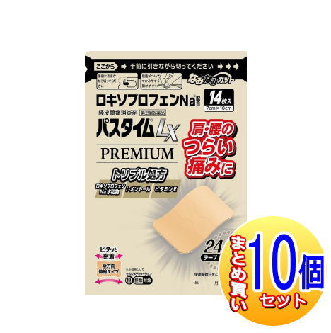【10個セット】【第2類医薬品】パスタイムLXプレミアム 14枚【小型宅配便】