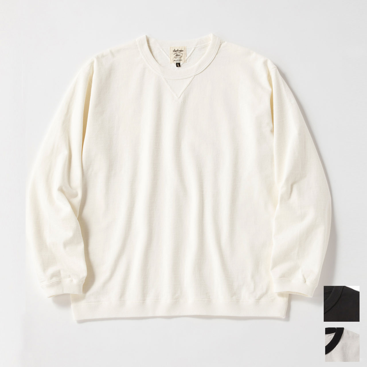 Jackman ジャックマン  JM5563 Dotsume Rib LS T-shirt 長袖
