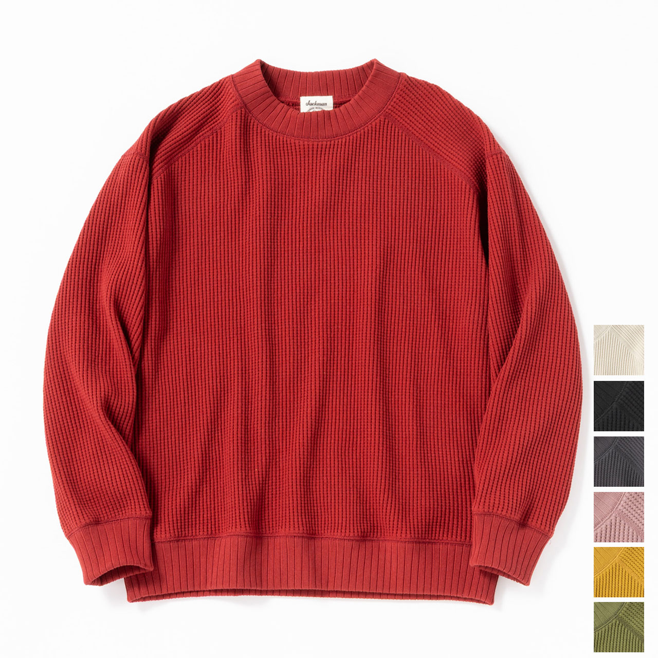ジャックマン ワッフル ミッドネック Jackman JM7607 Waffle Midneck 14,058円