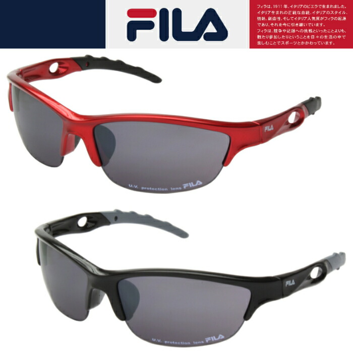 送料無料/新品】 FILA スポーツサングラス スモークレンズモデル ポリカーボネート仕様 SF8826J liviacavalcante.com.br