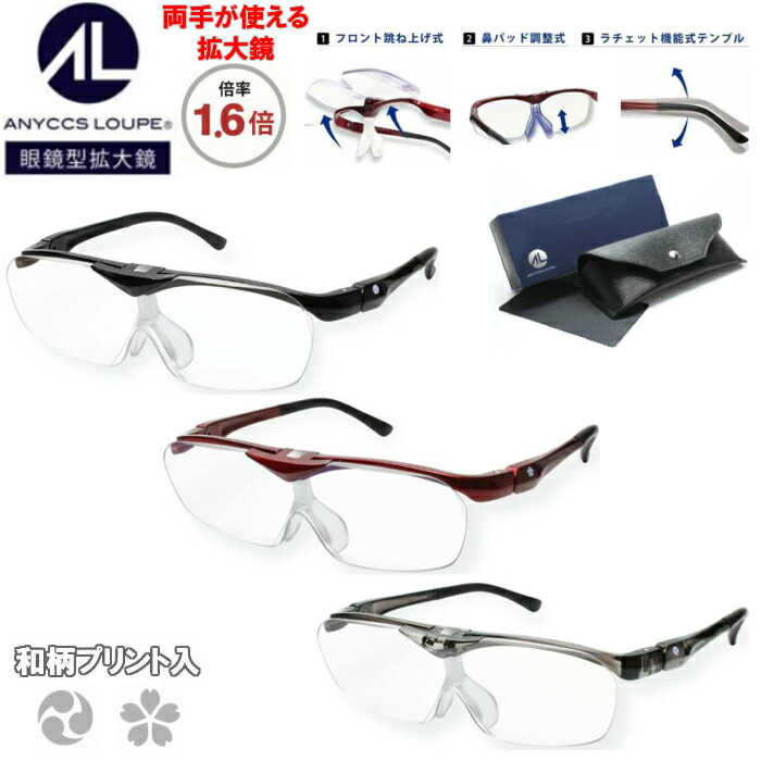 【楽天市場】ANYCCS LOUPE(エニックス・ルーペ) 拡大鏡1.6倍 3