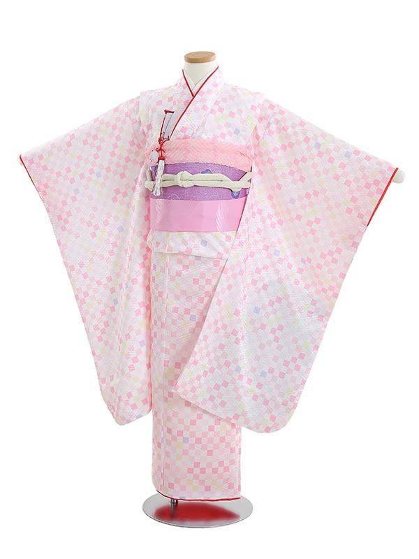 【レンタル】753 七五三 着物 7歳 フルセット 女の子 七五三 レンタル 女の子 七五三 レンタル B715 KAGURA ピンク ７歳女の子 753 七五三 子供 ７歳 女の子 往復送料無料【0APB715】
