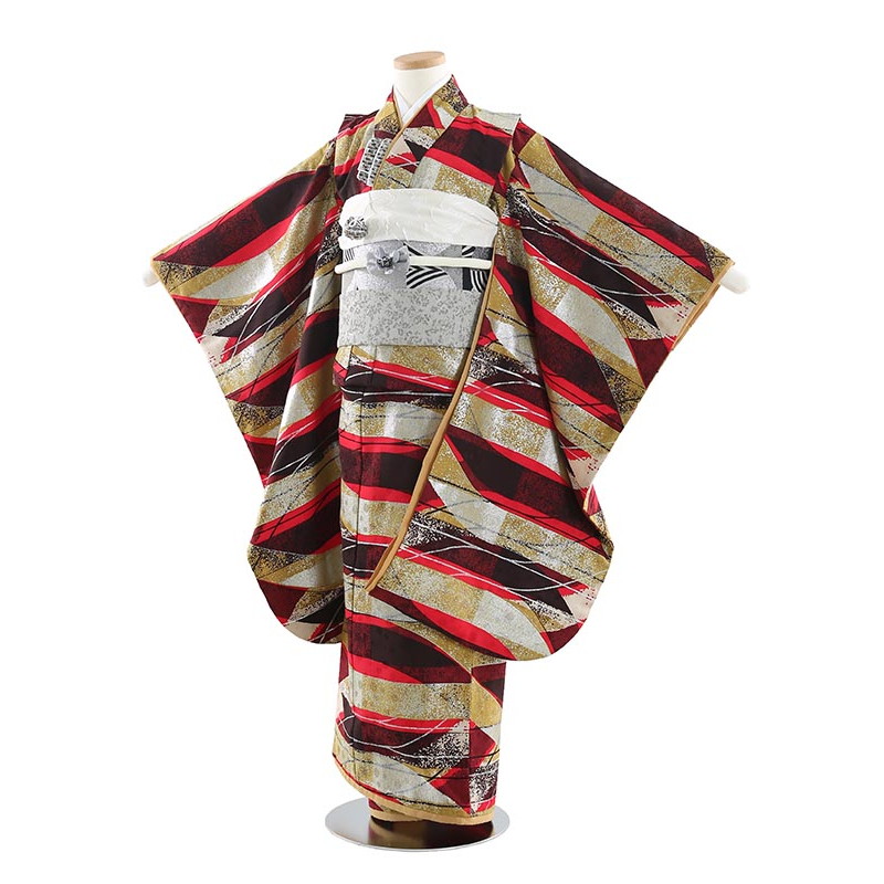 レンタル あす楽 753 七五三 着物 7歳 フルセット 女の子 七五三 レンタル 女の子 七五三 レンタル N702 Modernantenna 幾何学模様 ゴールド 歳女の子 753 七五三 子供 歳 女の子 往復送料無料 0apn702 Bettrai Com
