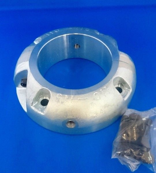 送料無料125Φ 二つ割 シャフト亜鉛 プロペラ用 ペラ軸 シャフト保護亜鉛125mm シャフトアエン ペラ亜鉛 ペラアエンプロペラ亜鉛 防蝕亜鉛 プロペラ防食亜鉛 プロペラ用保護亜鉛125｜MARINE-X