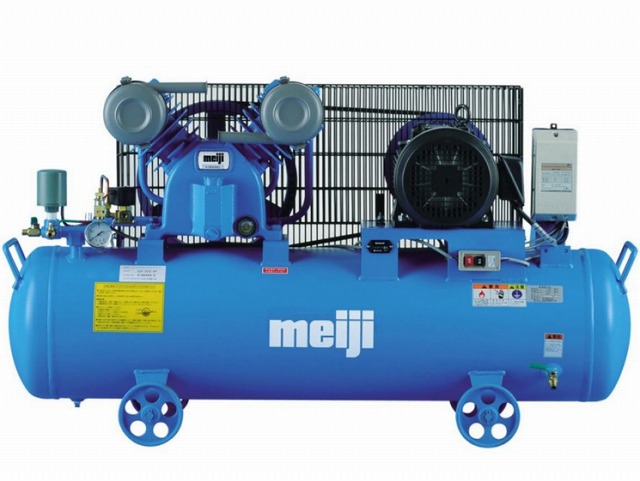 明治機械製作所 Y-22B 6P 60Hz用 コンプレッサ タンクマウント給油式 三相200V 220V 2.2kW GH-22C 6P相当品