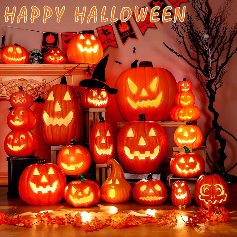 ハロウィン飾り 置物 ライト かぼちゃ 装飾 ハロウィン イルミネーション パンプキンライト ランタン 飾り玄関 カボチャ お化け 電飾 halloween 給電式 店舗装飾 室内 屋外 庭 庭園灯 芝生ランプ イベント お化け屋敷 グッ｜日用雑貨ヤブーショップ店