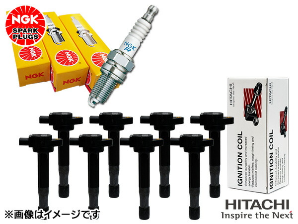 フィット GD1 GD2 NGK 正規品 標準 スパークプラグ 2756 BKR6E-11 8本 Astemo (旧日立) イグニッションコイル U09007-COIL U09006-COIL 8本 H13.06～H19.10