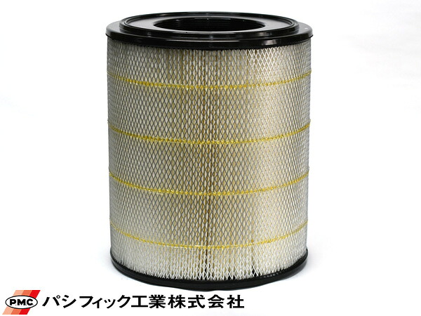 【マラソン期間中、エントリーP5倍♪】いすゞ ギガ エアーエレメント エアークリーナー パシフィック工業 PMC ※適合確認不可 PA-7633 送料無料