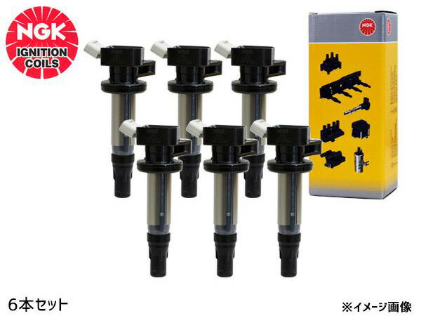 アウトランダー CW6W イグニッションコイル 6本 NGK 正規品 点火 日本特殊陶業 U5311 ストックNo. 49049 H19.10～H21.07 送料無料