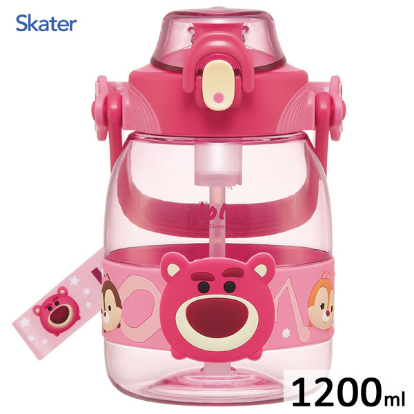 楽天市場】 ツムツムロッツォ 水筒 ストローホッパーボトル 1.2L