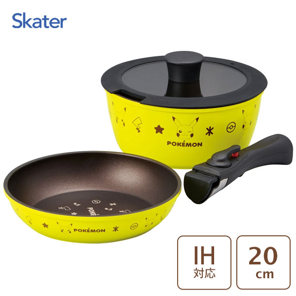鍋底☆三重のピカチュウ 楽天市場】[12月12日〜1月16日 P20倍]スケーター 鍋 ＆フライパン